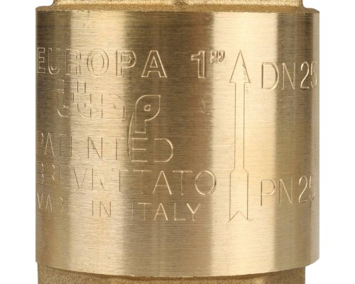 Itap EUROPA 100 1'' Клапан обратный пружинный муфтовый с металлическим седлом