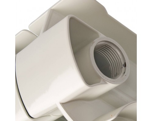 Радиатор биметаллический секционный Global STYLE PLUS 350 350 мм 6 секций боковое белый