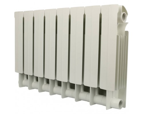 Радиатор биметаллический секционный Global STYLE PLUS 350 350 мм 8 секций боковое белый
