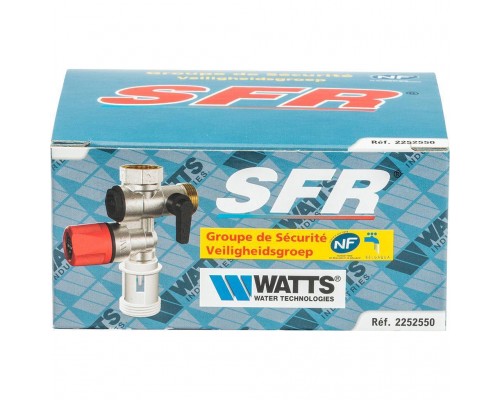 Watts  SFR 3/4" Группа безопасности для электронагревателей, 7 бар