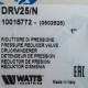 Watts  DRV 25 N редуктор давления DRV-N 1" со шкалой регулировки