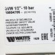 Watts  SVW  10 1/2"  Предохранительный клапан для систем водоснабжения  10 бар.