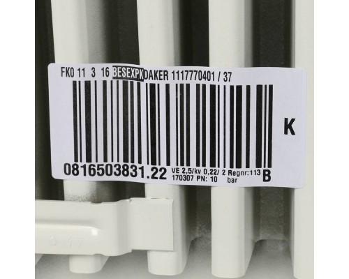 Радиатор стальной панельный Kermi Profil-K FK O 11 300х1600 мм боковое белый