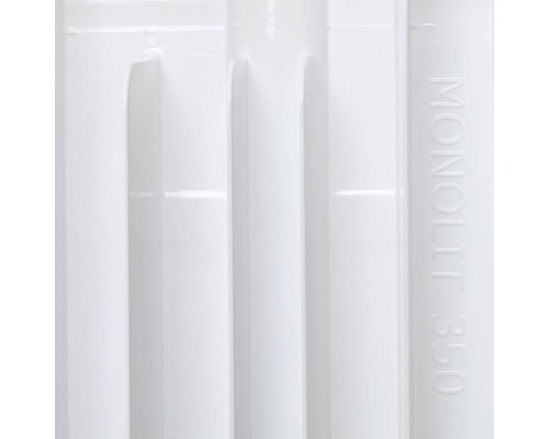 Радиатор биметаллический монолитный RIFAR MONOLIT 350 350 мм 12 секций боковое белый