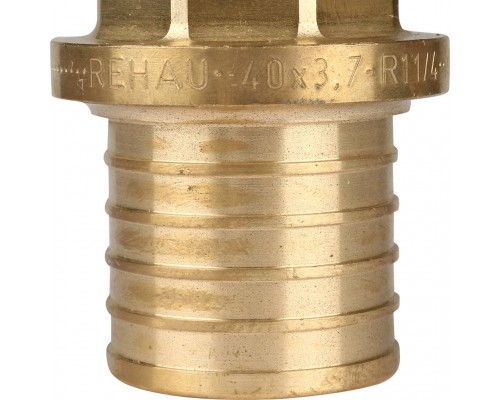 REHAU  Переходник с наружной резьбой SDR 11, 40х3,7- R 1 1/4