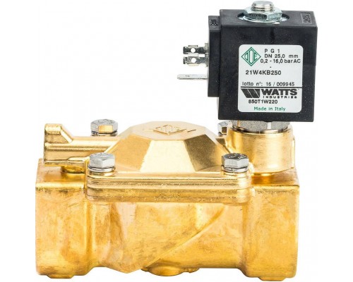 Watts  850Т (850Т1W220) Соленоидный клапан для систем водоснабжения 1" 230V Н.З.