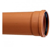 Труба Sinikon Sinikon НПВХ канализационные 110 мм, отрезок 0,5 м