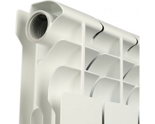 Радиатор алюминиевый секционный ROMMER Profi 500 (AL500-80-80-100) 500 мм 4 секций боковое белый