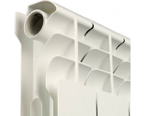 Радиатор алюминиевый секционный ROMMER Profi 500 (AL500-80-80-100) 500 мм 10 секций боковое белый