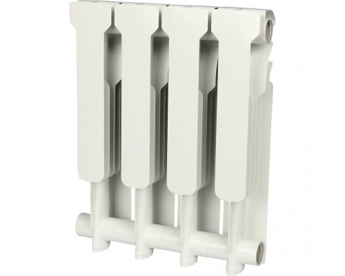 Радиатор алюминиевый секционный ROMMER Profi 350 (AL350-80-80-080) 350 мм 4 секций боковое белый