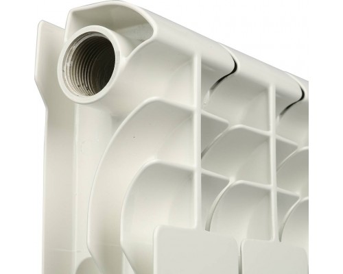 Радиатор алюминиевый секционный ROMMER Profi 350 (AL350-80-80-080) 350 мм 12 секций боковое белый