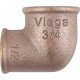 Viega  3090 Угольник 90° ВР, 3/4х1/2, бронза