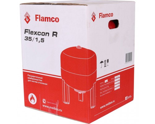 Flamco Flexcon R Расширительный бак (теплоснабжение/холодоснабжение) Flexcon R  35л/1,5 - 6bar