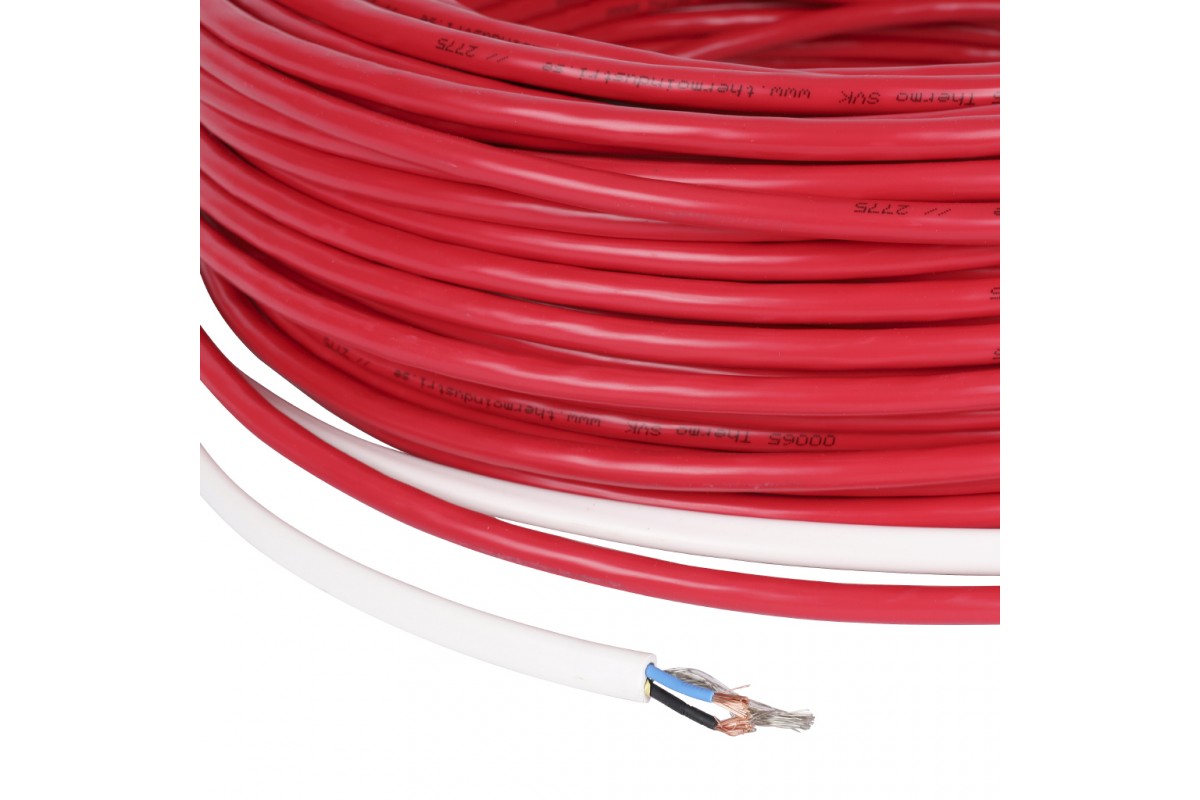 Термокабель. Thermo SVK-20. Thermocable SVK. Термокабель IQ Floor Cable (20 Вт/кв.м.), 10м. Термокабель 230v.