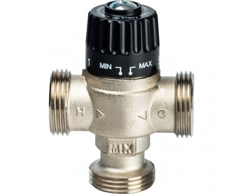 STOUT  Термостатический смесительный клапан для систем отопления и ГВС 1"  НР   30-65°С KV 1,8 SVM-0025-186525