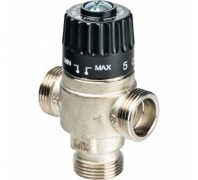STOUT  Термостатический смесительный клапан для систем отопления и ГВС 3/4"  НР   30-65°С KV 2,3 SVM-0025-236520