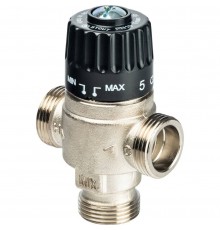 STOUT  Термостатический смесительный клапан для систем отопления и ГВС 3/4"  НР   30-65°С KV 2,3 SVM-0025-236520