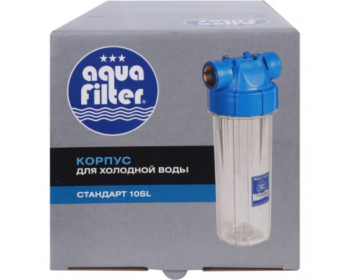AquaFilter AQM Корпус 10" вход 3/4" FHPR34-B фильтр в сборе ( ключ, кронштейн)
