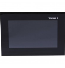 TECH  Комнатный двухпозиционный  регулятор цветной (стекло 2мм) черный