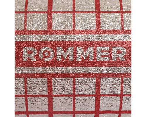 ROMMER  Подложка для теплого пола 3 мм / длина 25 м, 30 м2