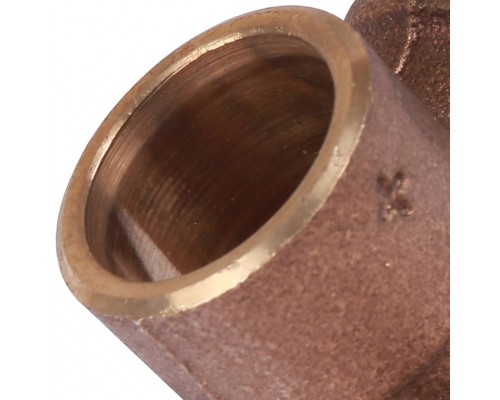Sanha  4472g настенная водорозетка, с 2 точками крепежа, бронза 18x1/2, для медных труб под пайку