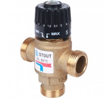 STOUT  Термостатический смесительный клапан для систем отопления и ГВС  3/4"  резьба