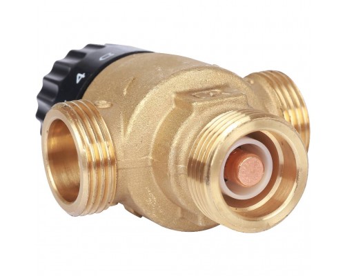 STOUT  Термостатический смесительный клапан для систем отопления и ГВС 3/4"  НР   30-65°С KV 1,8 SVM-0125-186520