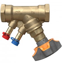 IMI  Клапан балансировочный ручной STAD без дренажа, внутренняя резьба, DN 32, Kvs = 14,2 м3/ч, Tmax = 120°C, PN25, материал корпуса - AMETAL