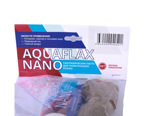 СантехМастерГель Aquaflax nano Aquaflax nano (наборы со льном в пакетах), 270г.тюбик+40г. лён