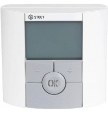 STOUT STE-0001 Электронный комнатный термостат BTD, с ЖК-дисплеем