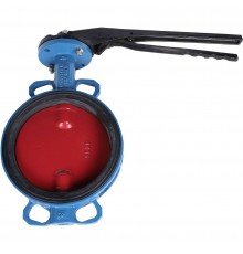Tecofi  Затвор дисковый поворотный межфланцевый Tecfly с ручкой, корпус и диск ковкий чугун, манжета EPDM, PN16