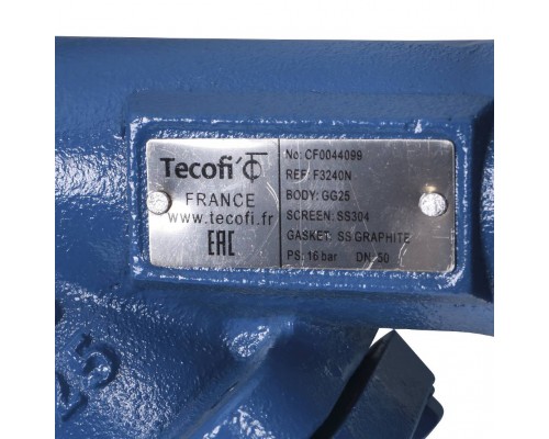 Tecofi  Фильтр сетчатый чугун F3240N Ду50 Ру16 фл Tmax=300 F3240N-0050 Tecofi