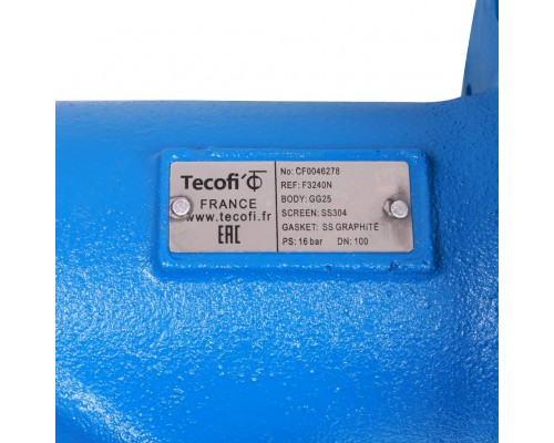 Tecofi  Фильтр сетчатый чугун F3240N Ду100 Ру16 фл Tmax=300 F3240N-0100 Tecofi