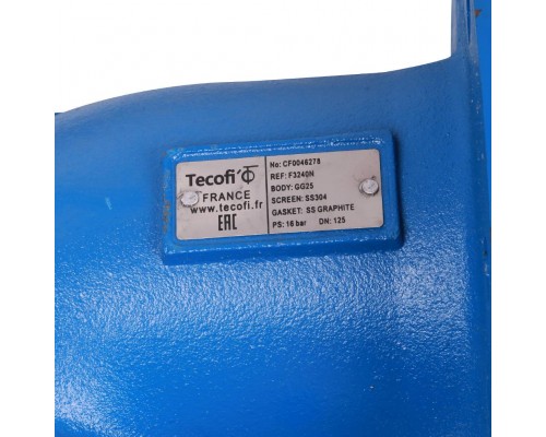Tecofi  Фильтр сетчатый чугун F3240N Ду125 Ру16 фл Tmax=300 F3240N-0125 Tecofi