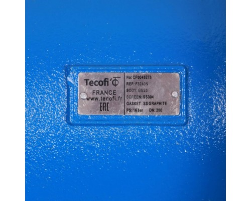 Tecofi  Фильтр сетчатый чугун F3240N Ду200 Ру16 фл Tmax=300 F3240N-0200 Tecofi
