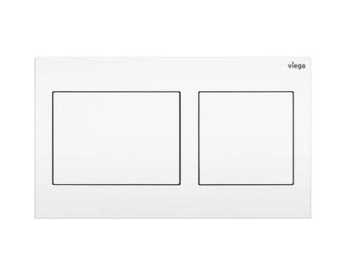Viega 8611.1 8611.1 Кнопка смыва Prevista Visign for Style 21 для смывных бачков, пластик, альпийский белый