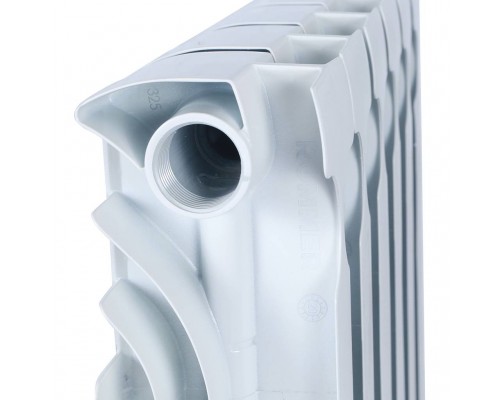 Радиатор биметаллический секционный ROMMER Plus BM 500 500 мм 6 секций белый