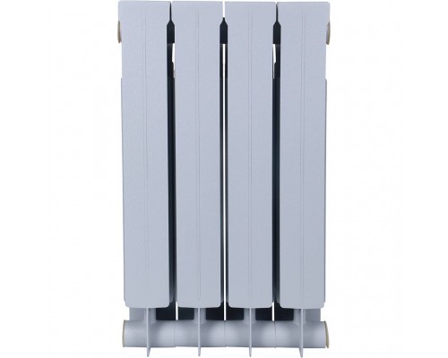 Радиатор биметаллический секционный Global STYLE PLUS 500 500 мм 4 секций серый