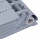 Радиатор биметаллический секционный Global STYLE PLUS 500 500 мм 10 секций серый
