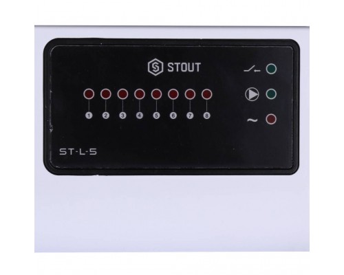 STOUT  Проводной контроллер термостатических клапанов L-5