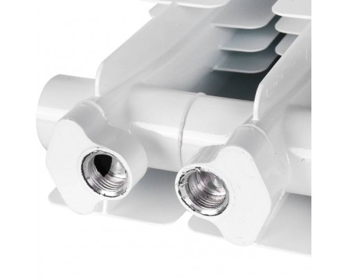 Радиатор алюминиевый секционный STOUT BRAVO 500 500 мм 10 секций нижнее белый