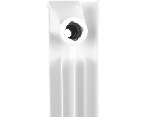 Радиатор биметаллический секционный STOUT STYLE 500 500 мм 6 секций боковое белый