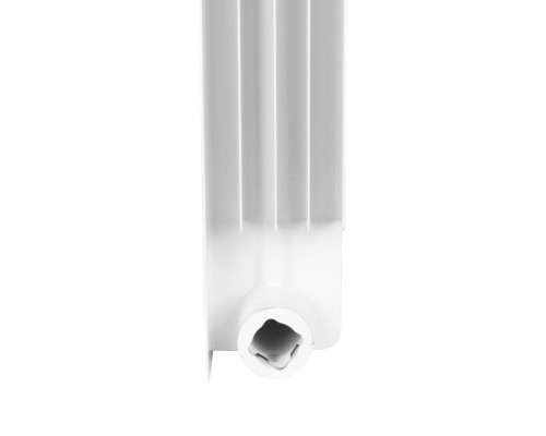 Радиатор биметаллический секционный STOUT STYLE 500 500 мм 8 секций боковое белый