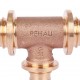 REHAU  RAUTITAN PLATINUM Тройник с уменьшенным боковым проходом 32-25-32 RX для труб из сшитого полиэтилена аксиальный