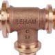 REHAU  RAUTITAN PLATINUM Тройник с уменьшенным боковым и торцевым проходами 25-20-20 RX для труб из сшитого полиэтилена аксиальный