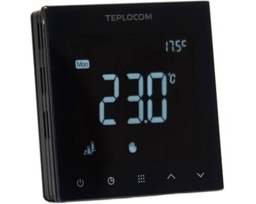 Teplocom  928 TEPLOCOM TSF-Prog/LUX Программируемый термостат для теплого пола, 250В, 16А, NTC