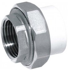 Политэк Политэк White fittings 50х1 1/2" Муфта разъемная с внутренней резьбой для полипропиленовых труб под сварку (цвет белый)