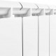Радиатор биметаллический секционный Global 500 мм 10 секций нижнее правое белый