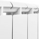 Радиатор биметаллический секционный Global 500 мм 8 секций нижнее правое белый