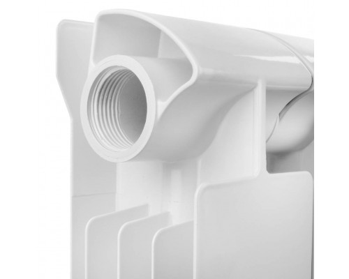 Радиатор биметаллический секционный Global 500 мм 8 секций нижнее правое белый